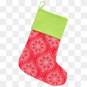 Socks Clipart Transparent Background - Christmas Stocking, HD Png Download - stocking png