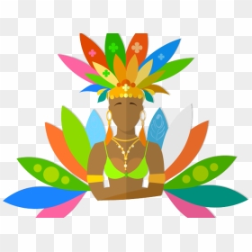 Headdress Clipart Carnival - Clip Art, HD Png Download - carnival png