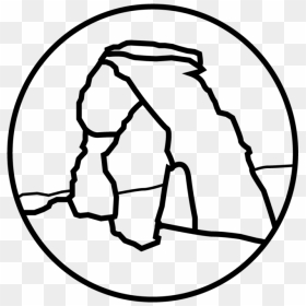 Delicate Arch Clipart, HD Png Download - arch png