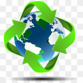 Map Globe Vector World Recycle Earth - World Recycle Logo Png, Transparent Png - world map vector png