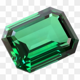 Emerald Png Transparent - Emerald Cut Emerald Stone, Png Download - emerald png