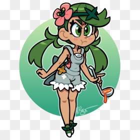 Mallow By The-knick - Captain Mallow Fan Art, HD Png Download - pokemon sun and moon png