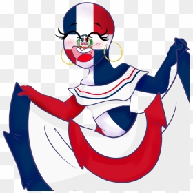 Countryhumans Wiki - Countryhumans Haiti And Dominican Republic, HD Png Download - dominican flag png