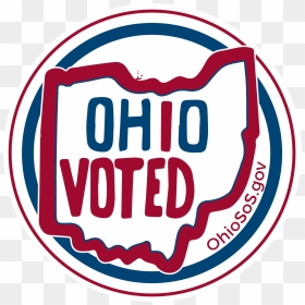 New Ohio I Voted Sticker, HD Png Download - i voted png
