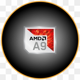 Samsung Amd A9 Windows 10 Laptop - Circle, HD Png Download - amd logo png