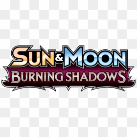 Pokemon Sun And Moon Burning Shadows Logo, HD Png Download - pokemon sun and moon png