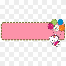 Hello Kitty Banner Template - Hello Kitty Frame Png, Transparent Png - banner template png