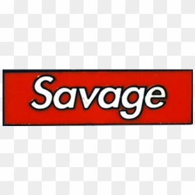 Savage Transparent - Pinhype - Orange, HD Png Download - savage png