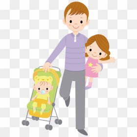 Thumb Image - Drawing On Father Mother And Baby, HD Png Download - father png