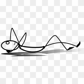 Stick Figure Laying Down Transparent, HD Png Download - relax png