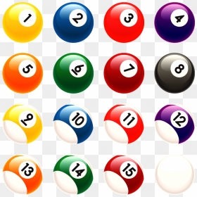 Billiard Balls Png - Pool Table Balls Png, Transparent Png - balls png