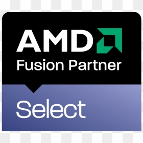 Amd Fusion Partner Program Select Logo - Amd The Future Is Fusion, HD Png Download - amd logo png