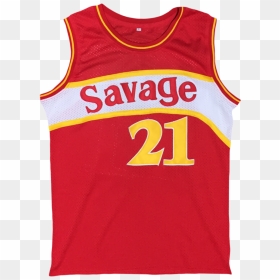 21 Savage Savage Basketball Jersey - Vest, HD Png Download - savage png