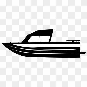 Recreational Boat Fishing Recreational Boat Fishing - Clipart Fishing Boats Black And White, HD Png Download - fishing boat png