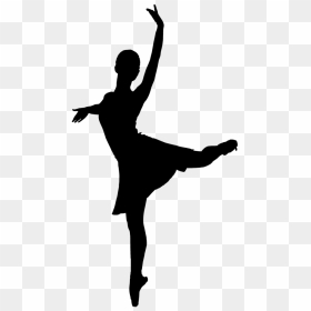 Ballerina Silhouette Png Download - Contemporary Dance Silhouette Png, Transparent Png - ballerina png