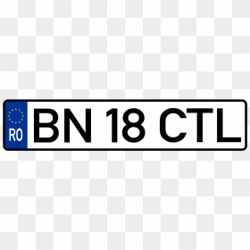 Italian Car Number Plates, HD Png Download - license plate png