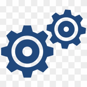 Blue Gears Icon Png , Png Download - Blue Gears Icon Png, Transparent Png - gears icon png