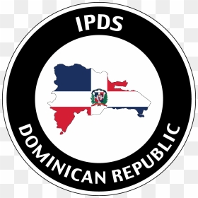 Welcome To Dominican Republic Icon With Country And - Emblem, HD Png Download - dominican flag png