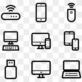 Vector Pc Icons - Kitchen Icons Free, HD Png Download - computer icon vector png