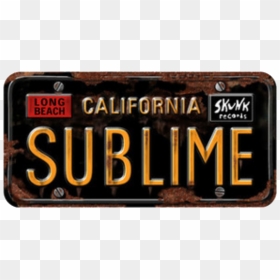 Aesthetic License Plate Png, Transparent Png - license plate png