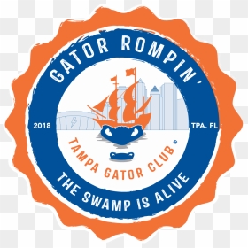 Tgc Gator Rompin Logo Orange Web - University Of Florida Alumni Association, HD Png Download - gator png