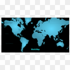 Free Vector World Map - World Map, HD Png Download - world map vector png