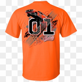 T Shirt Denver Broncos General Lee Jersey - Dukes Of Hazzard Rebel Flag Shirt, HD Png Download - broncos png