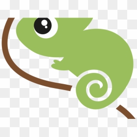 Png Freeuse Chameleon Clipart Baby - Cartoon, Transparent Png - chameleon png