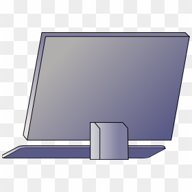 Pc Back Clip Arts - Back Of Laptop Clipart, HD Png Download - pc icon png