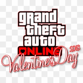 Gta Online Valentine's Day Logo, HD Png Download - gta online png