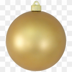 Gold Christmas Ball Png, Transparent Png - balls png