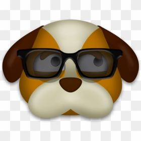 High Quality Dog With Glasses Blank Meme Template - Cartoon, HD Png Download - meme glasses png