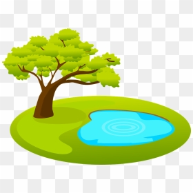 Pond Clipart Garden Theme - Pond Clipart, HD Png Download - pond png