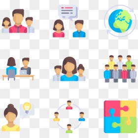Group Icon Packs - Teamwork Team Icon Png, Transparent Png - group png