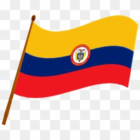 Bandera De La República De Colombia - Bandera De La Republica De Colombia, HD Png Download - colombia flag png