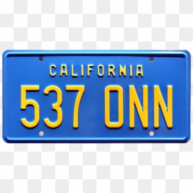 Starsky And Hutch Torino License Plate, HD Png Download - license plate png