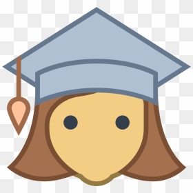 Student Female Icon - Female Student Icon, HD Png Download - female icon png