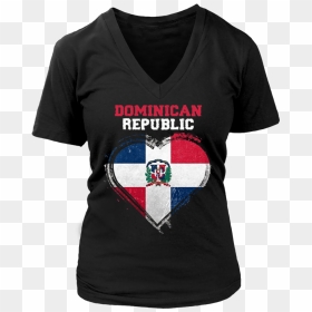 Dominican Republic Flag Tshirt - Dominican Republic Flag, HD Png Download - dominican republic flag png