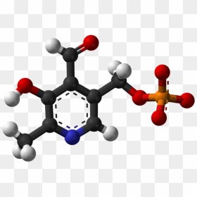 Pyridoxal Phosphate 3d Balls - Organic Chemistry Project, HD Png Download - balls png