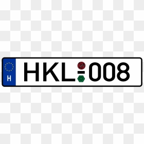 German License Plate Template, HD Png Download - license plate png