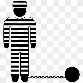 Prison Man Svg Png - Prisoner Clipart, Transparent Png - prison png