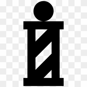 The Classic Image Of A Two-dimensional Barber Pole - Sign, HD Png Download - barber png