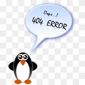 Adã©lie Penguin, HD Png Download - error png