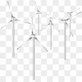 Wind Turbine, HD Png Download - wind turbine png