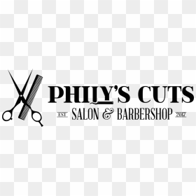 Phily"s Cuts, Brick Nj, Logo, Phily"s Cuts Logo, Scissors, - Salon And Barber Pics Png, Transparent Png - barber png