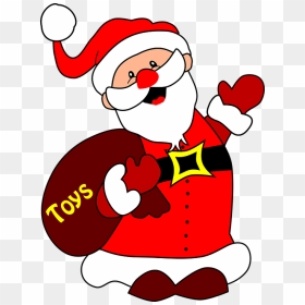 Father Christmas Toys Transparent Background Christmas - Clipart Christmas Toy, HD Png Download - father png