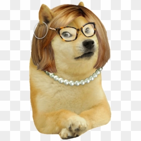 Doge Meme Template Png, Transparent Png - meme glasses png
