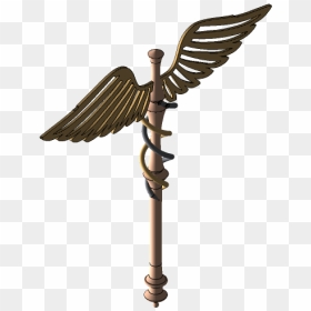 Bronze Sculpture, HD Png Download - caduceus png