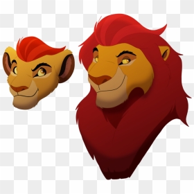 Kion Cub Vs Adult By Lionobsession - Adult Lion King Kion, HD Png Download - father png