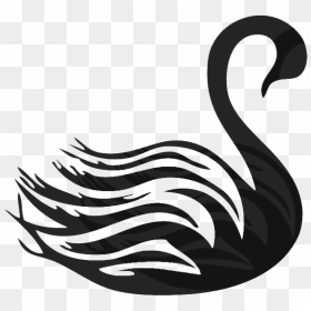 Bts Black Swan Logo Png, Transparent Png - swan png